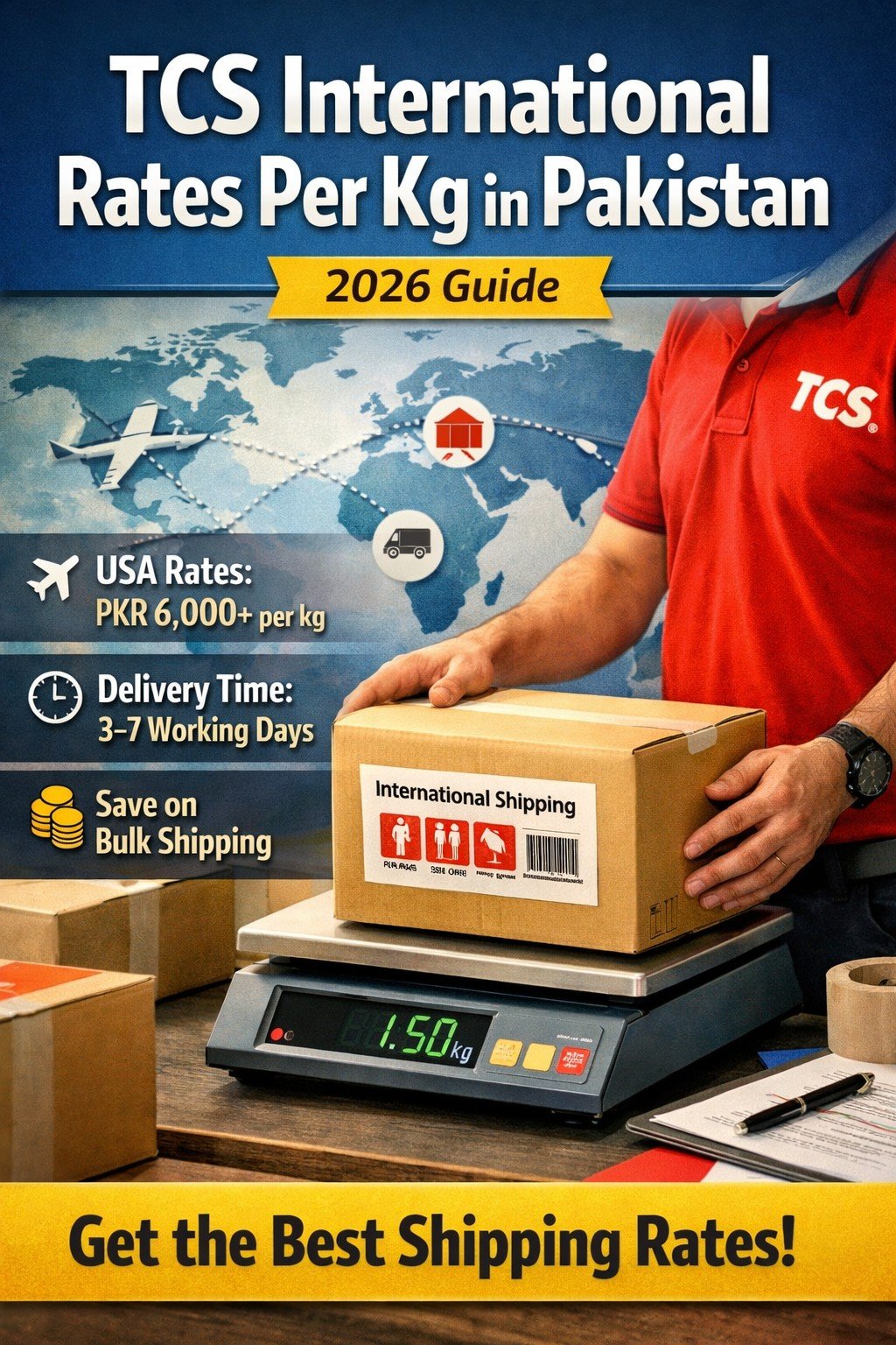 Tcs international rates